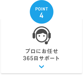 プロにお任せ365日サポート