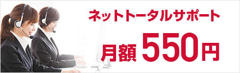 ネットトータルサポート（初回31日間無料）