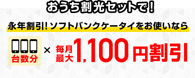 SoftBank 光なら当サイトからのお申込みがアツイ!